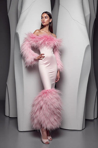 Sukida Feather Dress