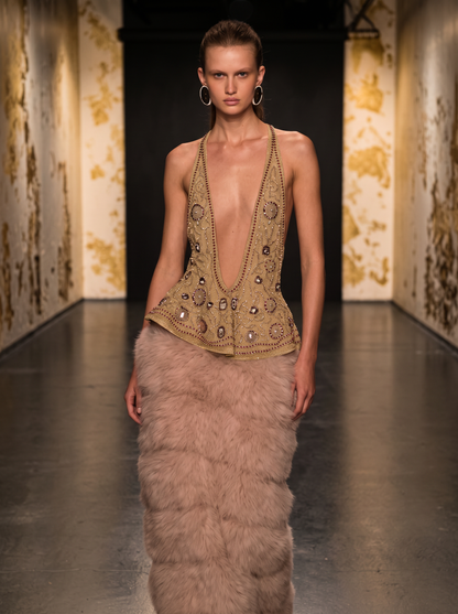 Plunge Neck 2 Piece
