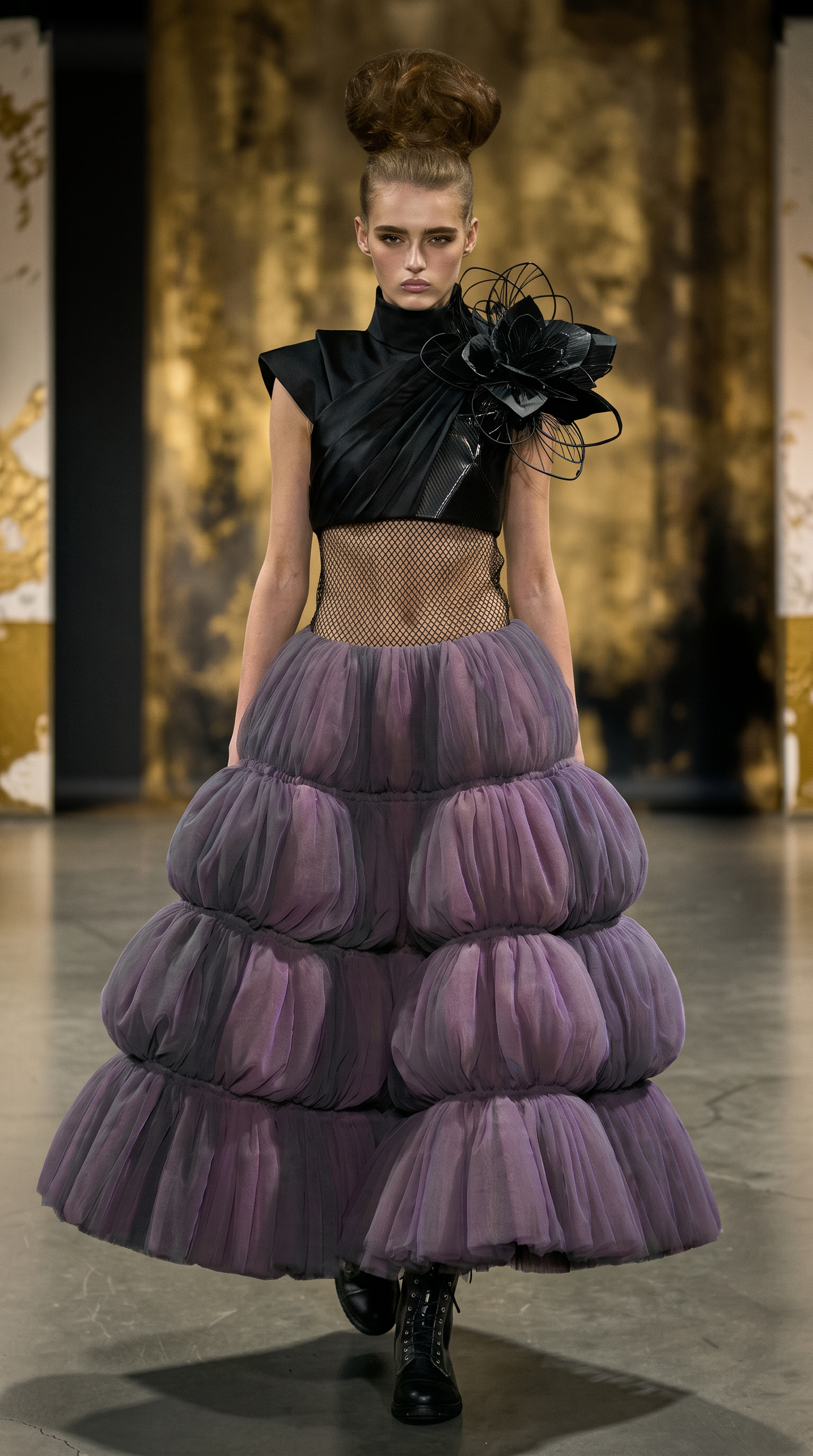 Cap Sleeve Evening Gown