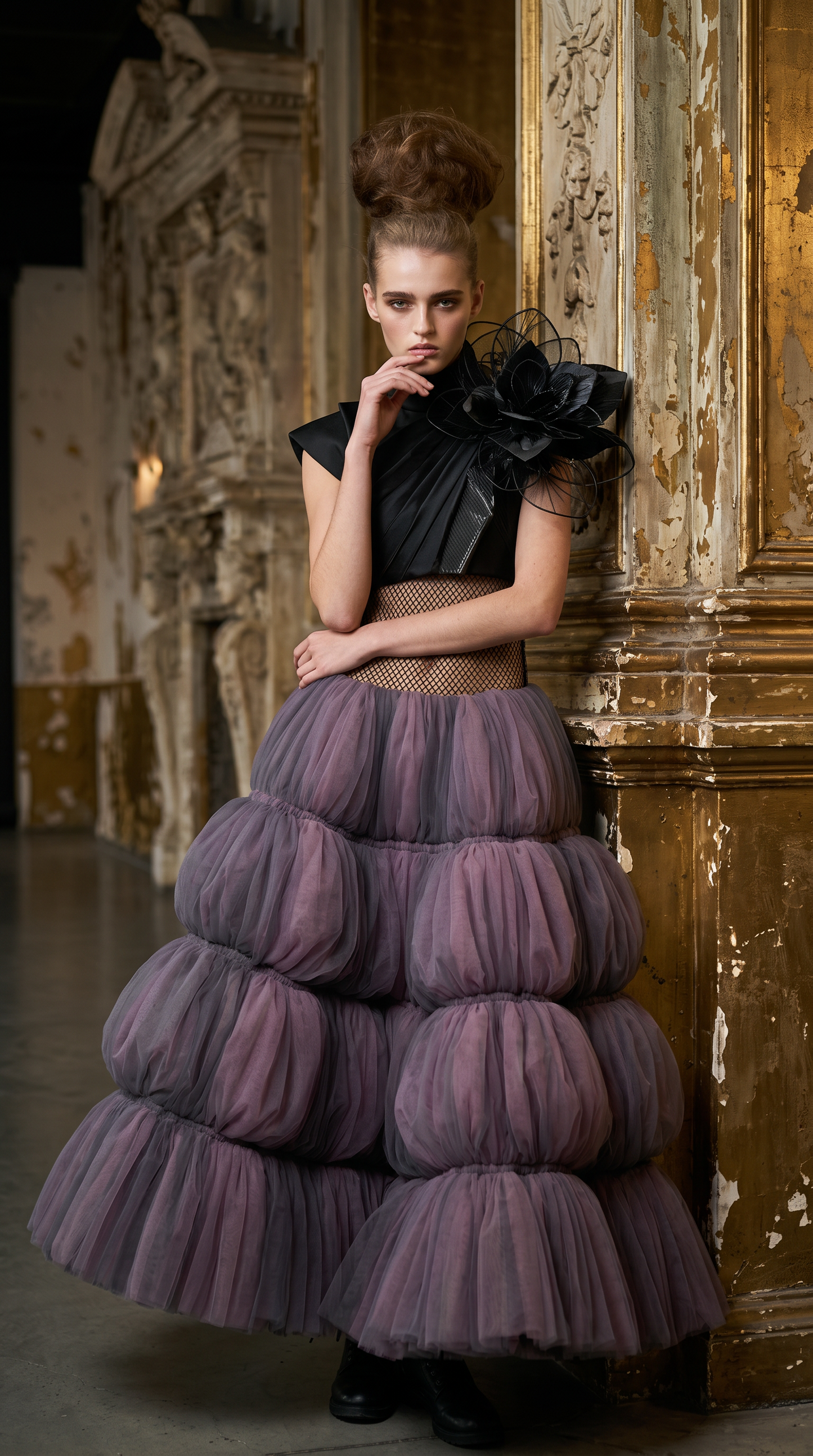 Cap Sleeve Evening Gown
