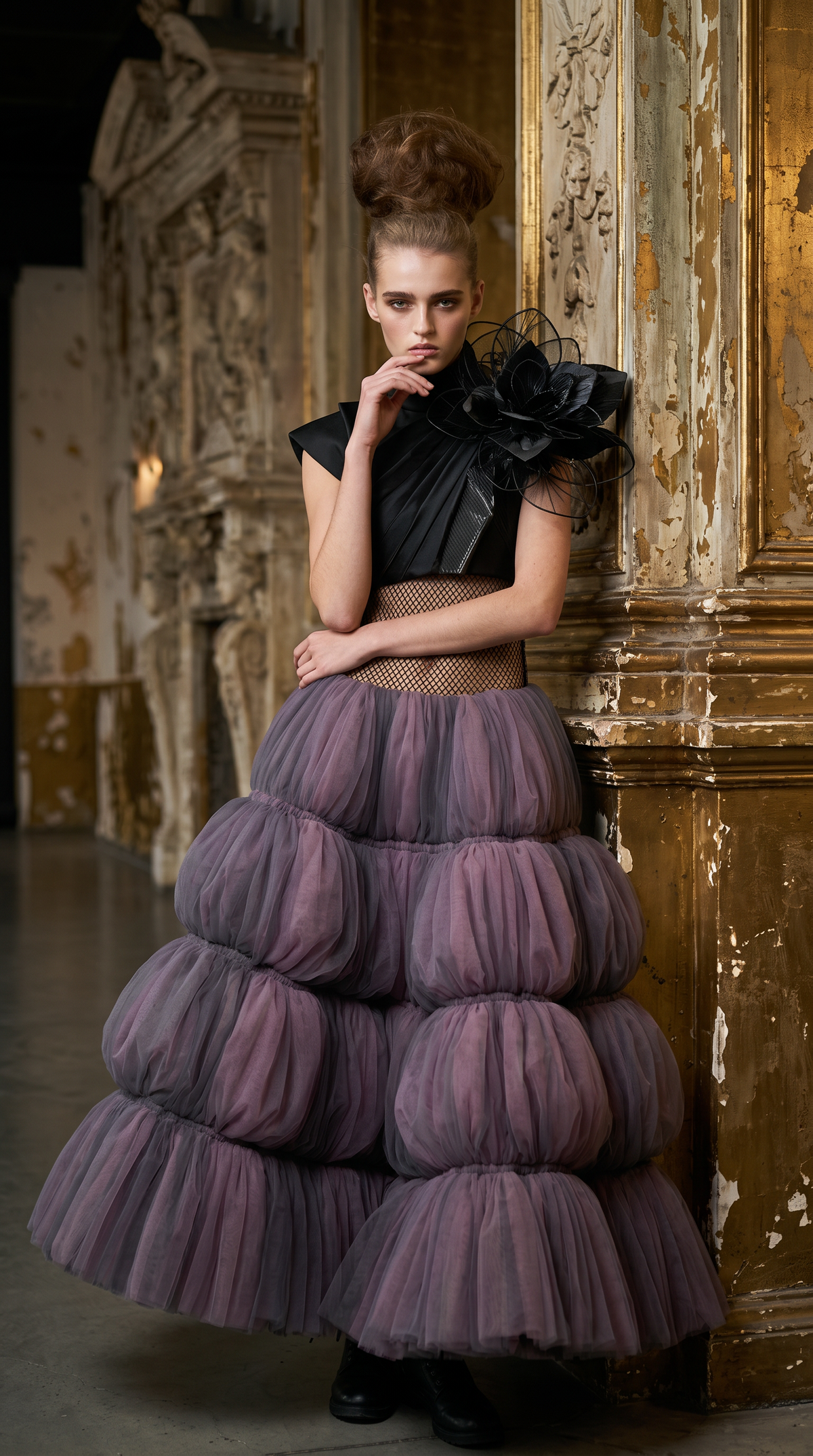 Cap Sleeve Evening Gown