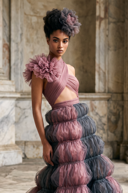 Sleeveless Evening Gown