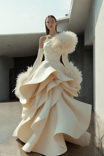 Soft Layered Gown