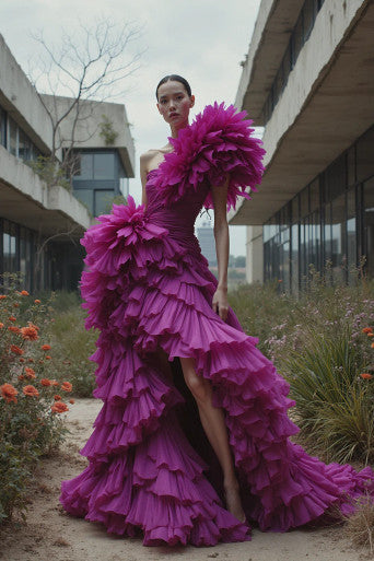 Lauralei  Magenta Gown