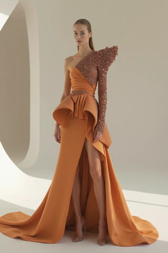 Mirae High Low Gown