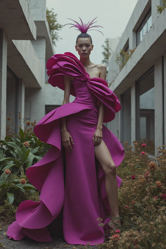 Benecia Asymmetrical Gown
