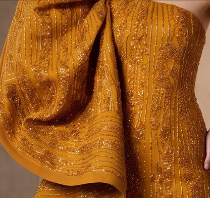 One-Shoulder Asymmetric Gown