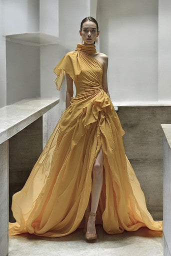 Suvarna Chiffon Gown