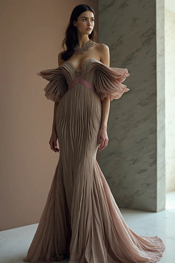 Elona Off Shoulder Gown