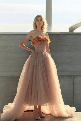 Sephia Strapless Midi Dress
