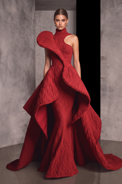 Vestido de corte asimétrico