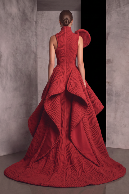 Vestido de corte asimétrico