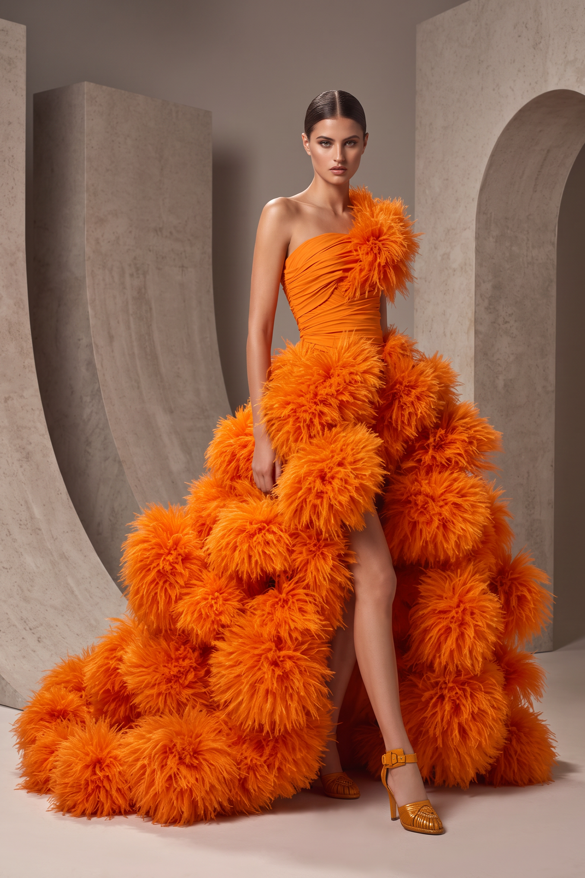 Bavishya Pom Gown