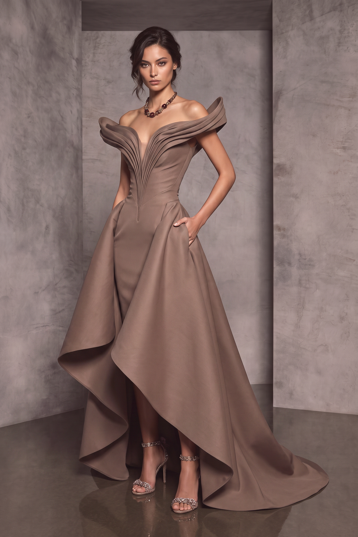 Haven High-Low Gown