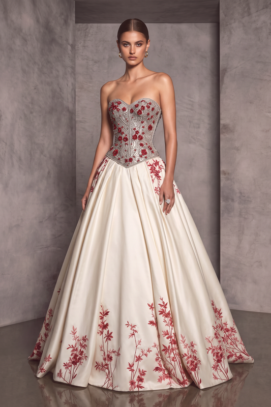 Vestido sin tirantes Babalon