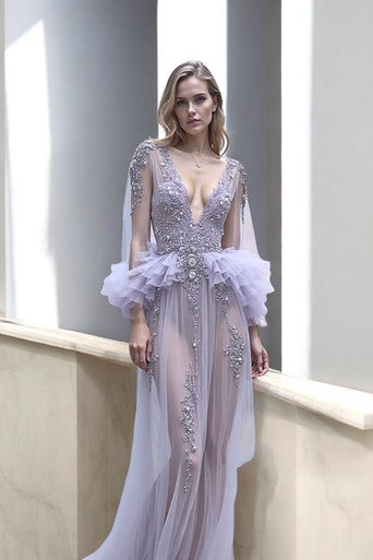 Nina Sheer Gown