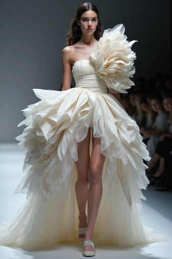 High-Low A-Line Gown