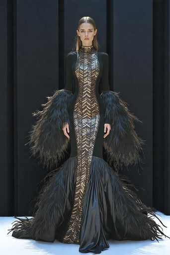 Embellished Mermaid Gown
