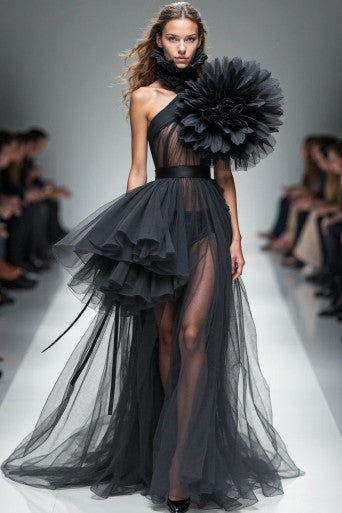 Semi-Sheer Gown