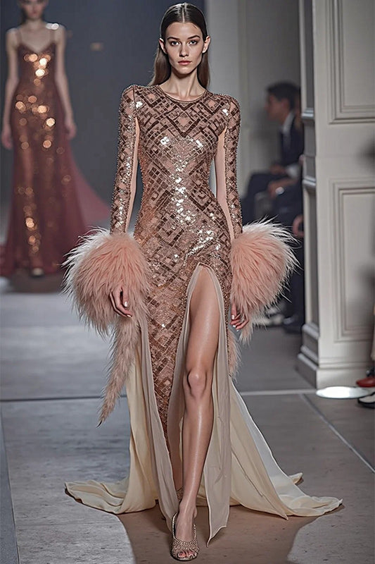 Davilla Sequin Gown