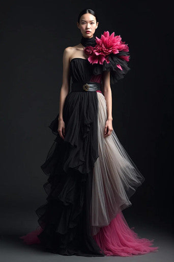 Pink Dalhia Gown