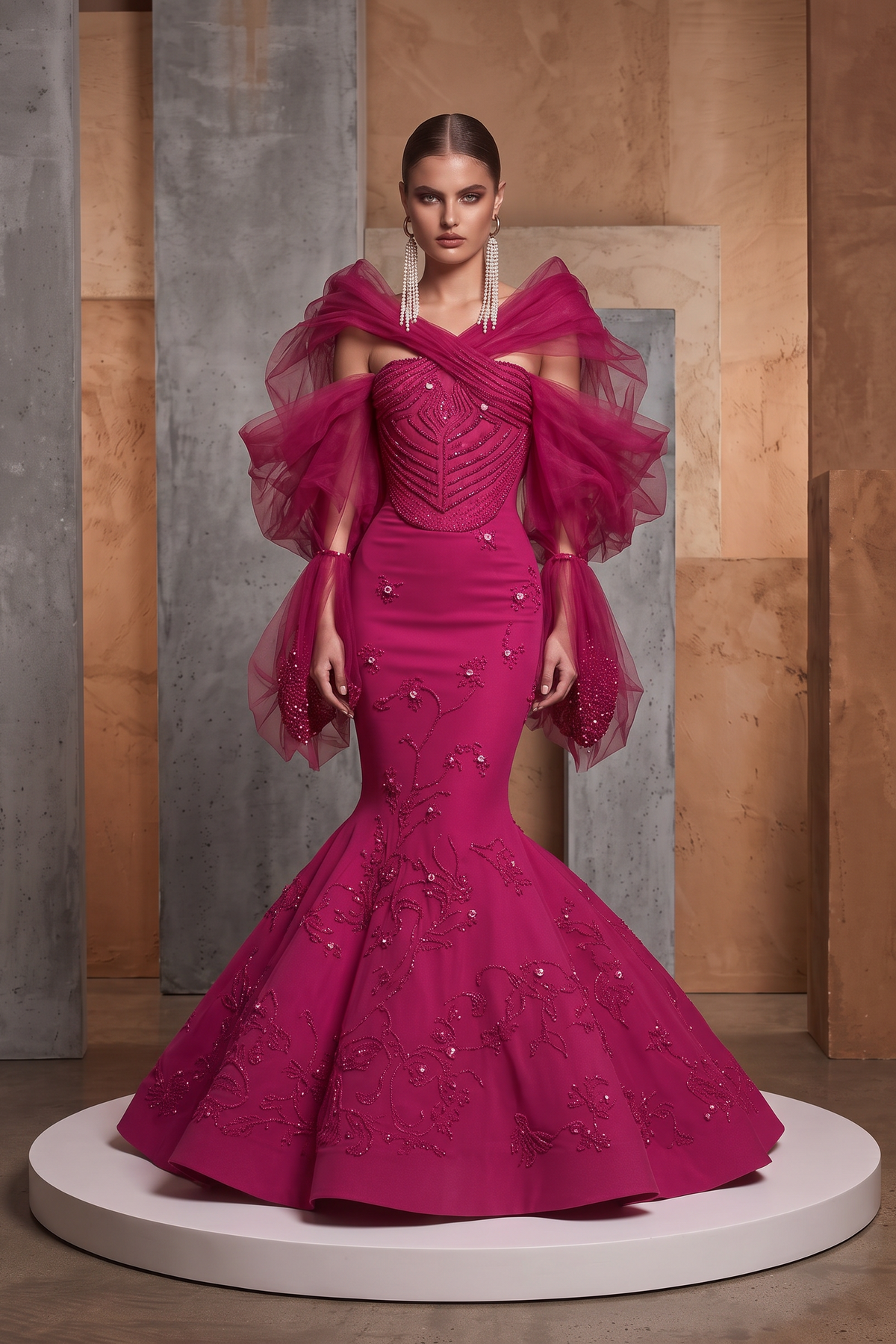 Vestido corte sirena