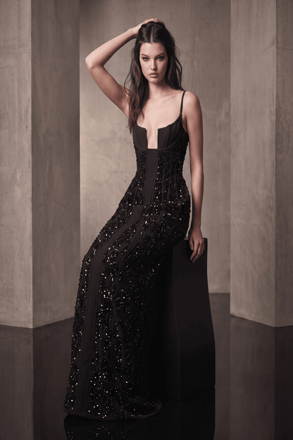 Sleeveless Evening Gown