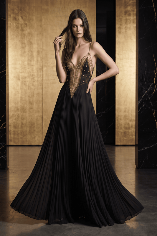 Sleeveless Evening Gown