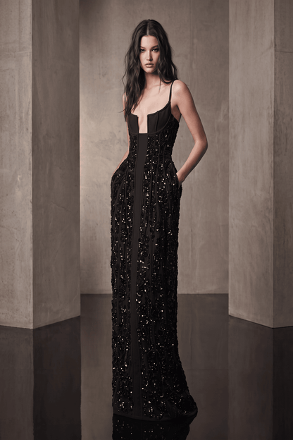 Sleeveless Evening Gown