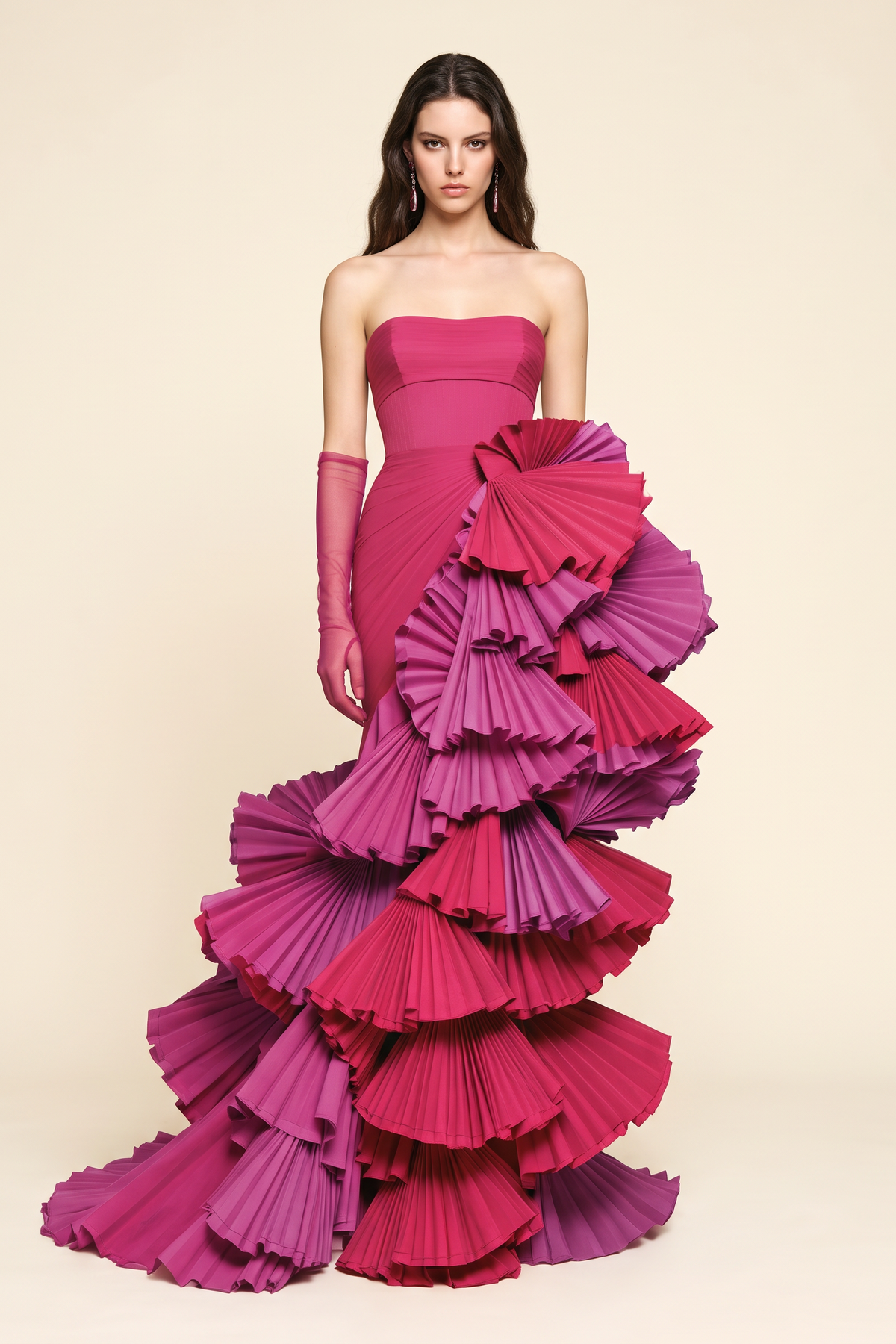 Contraste de Vestido Fan